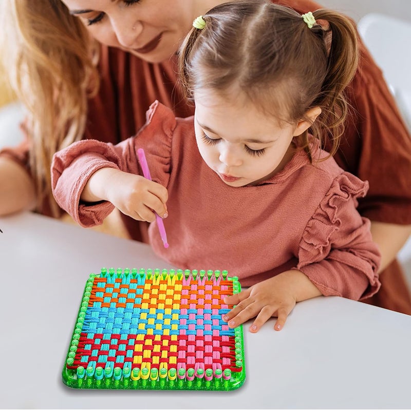 Renlive Upgraded Weaving Loom Kit Toys for Kids & Adults, DIY Arts & Crafts, Easy Potholder Loom Knitting Activity for Beginners, Ideal Gifts for Girls Ages 5 6 7 8-12 13 Years Old, 252 Craft Loops - Image 4